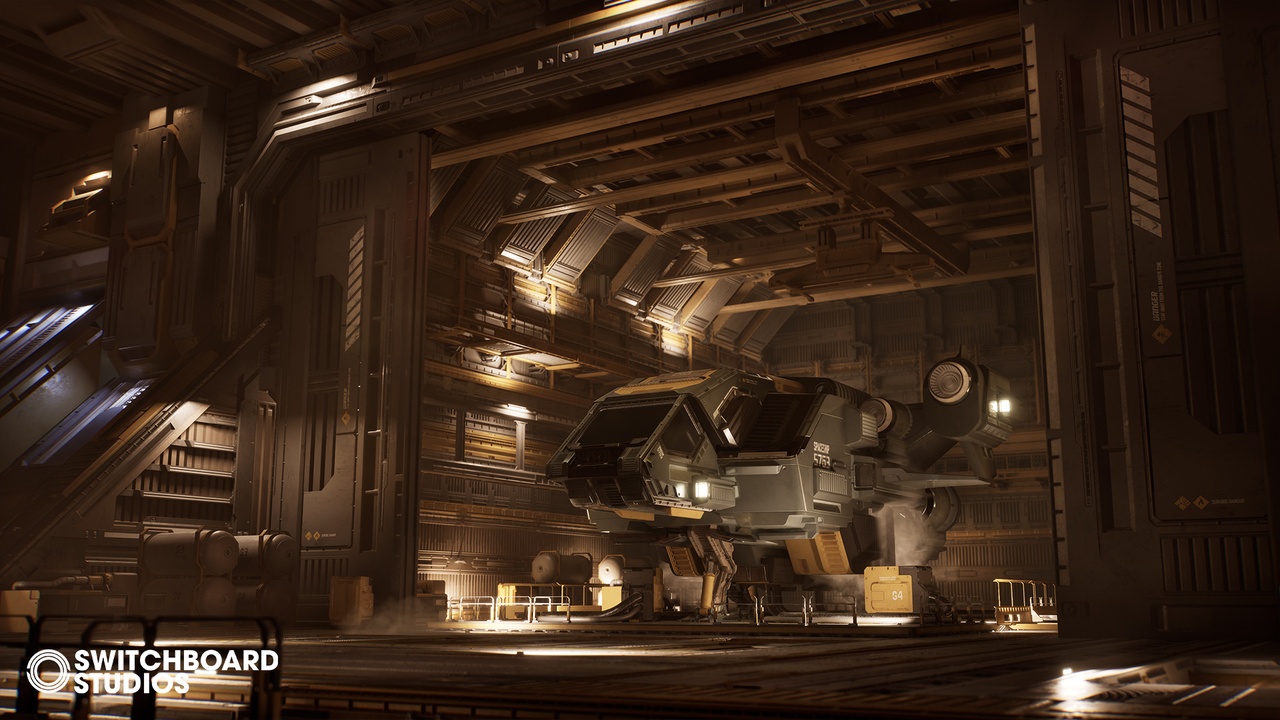 Media 1 for listing Sci-Fi Spaceship Hangar