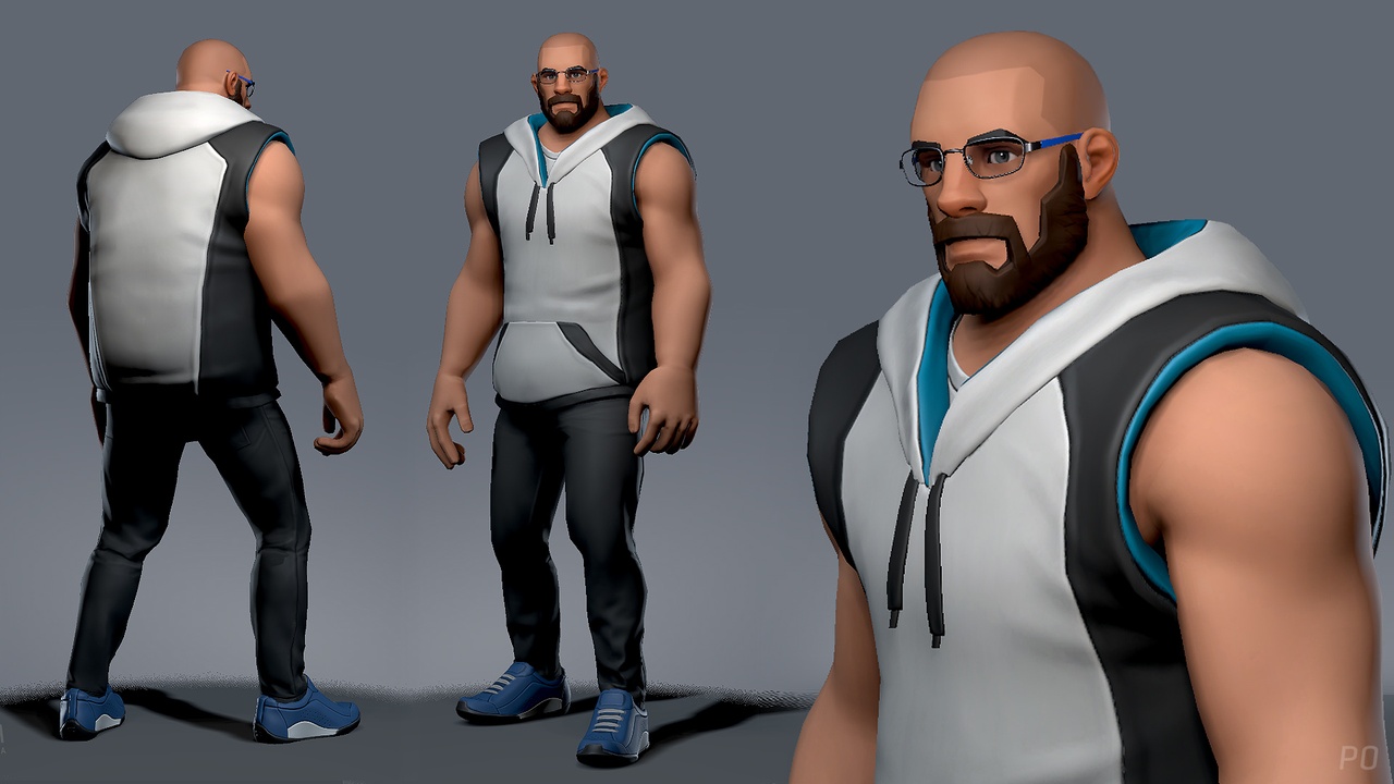 商品 Stylized Male and Female characters (assets only) 的媒体 1