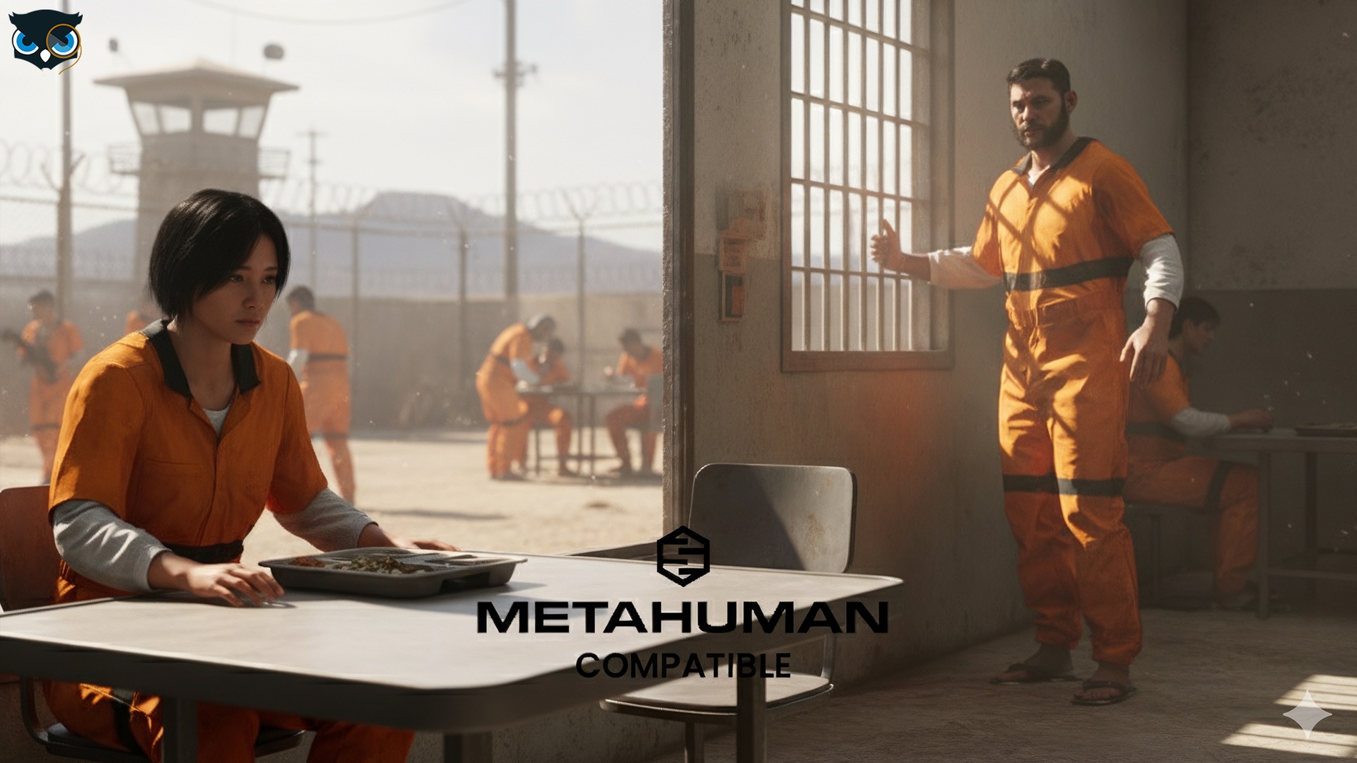 Media 1 for listing Metahuman compatible Prisoner Jumpsuit Outfit