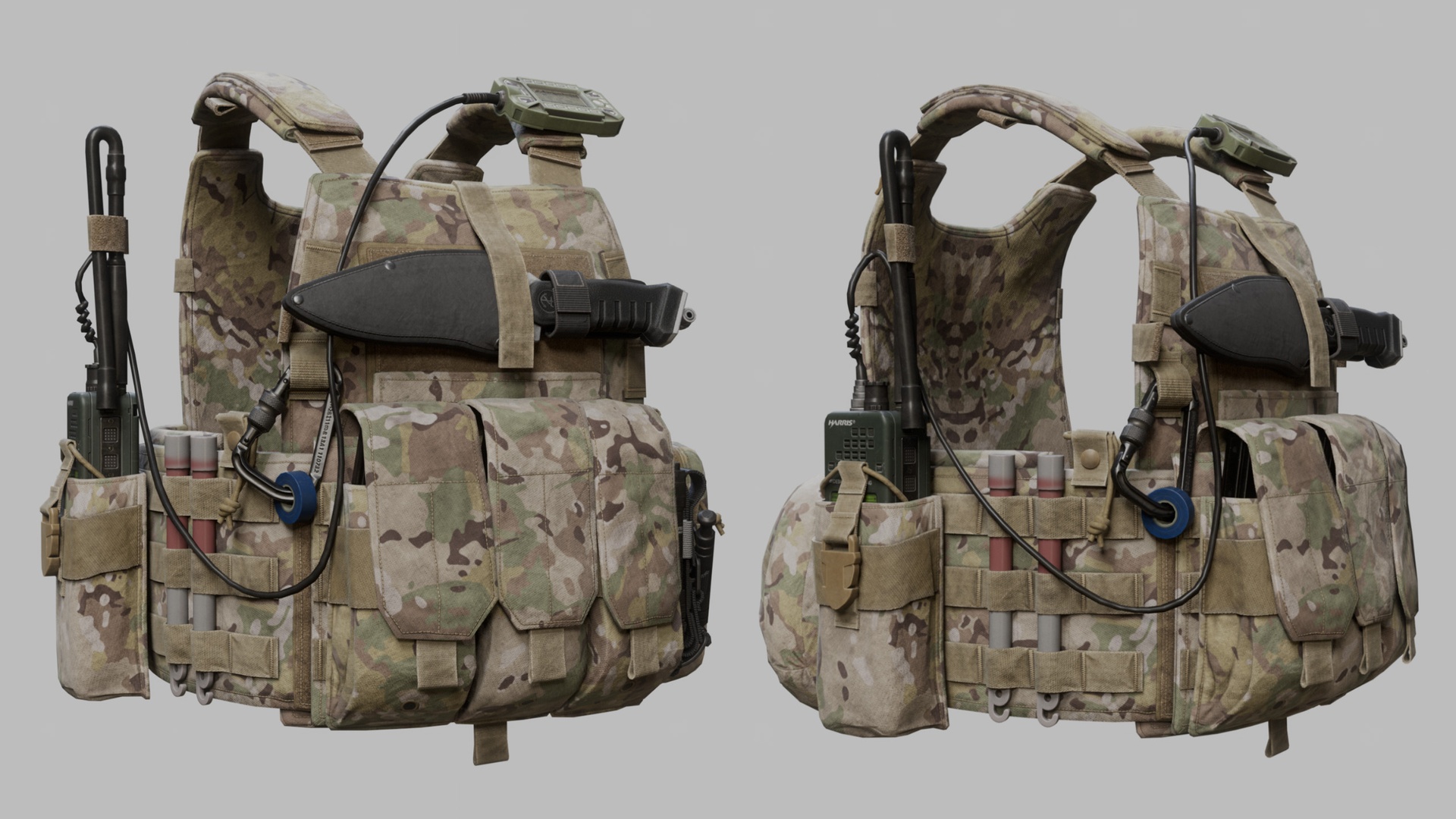 Tactical Vest 제품 등록을 위한 미디어 1개
