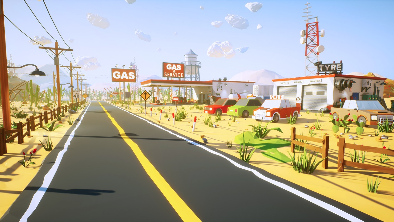 Media 1 for listing Low Poly Gas Station