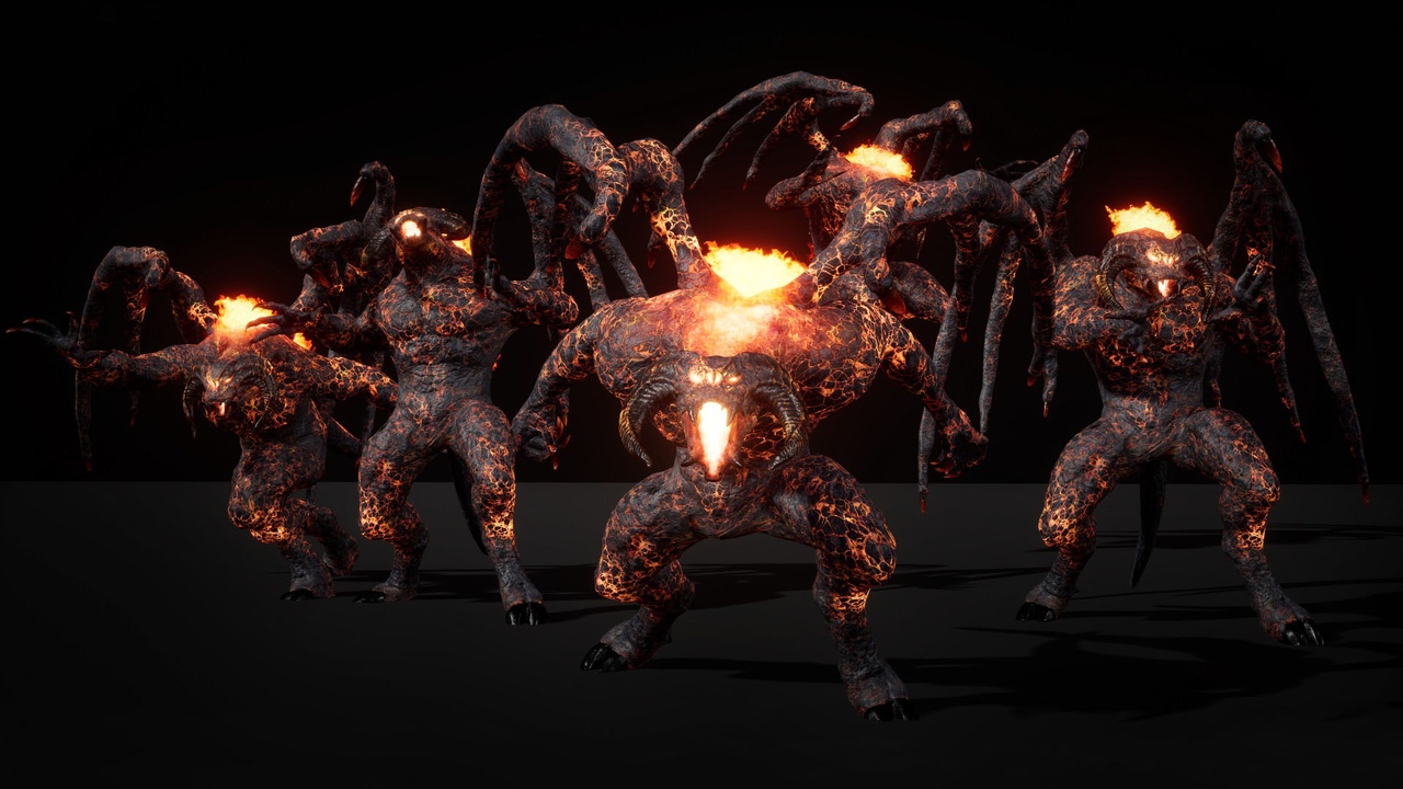 Media 1 for listing Hell demon guard