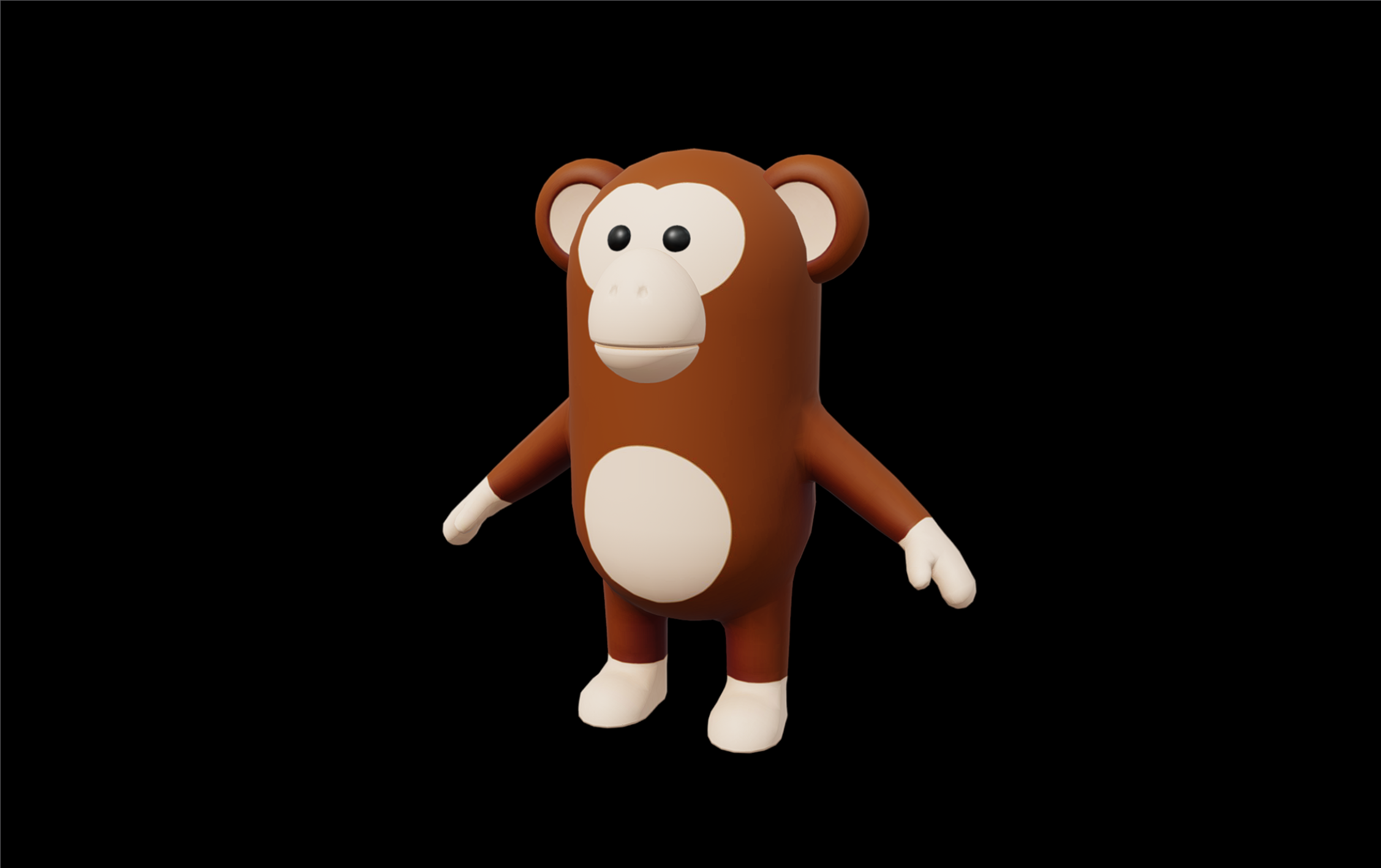 Rigged Monkey Character | Fab