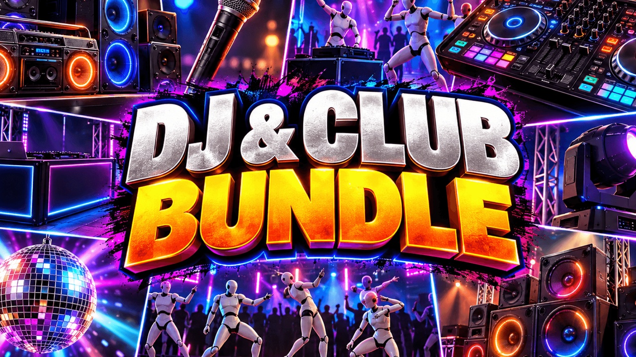 Media 1 for listing 🎧 DJ & Club Bundle | Speakers, Lights, Animations & Music Systems