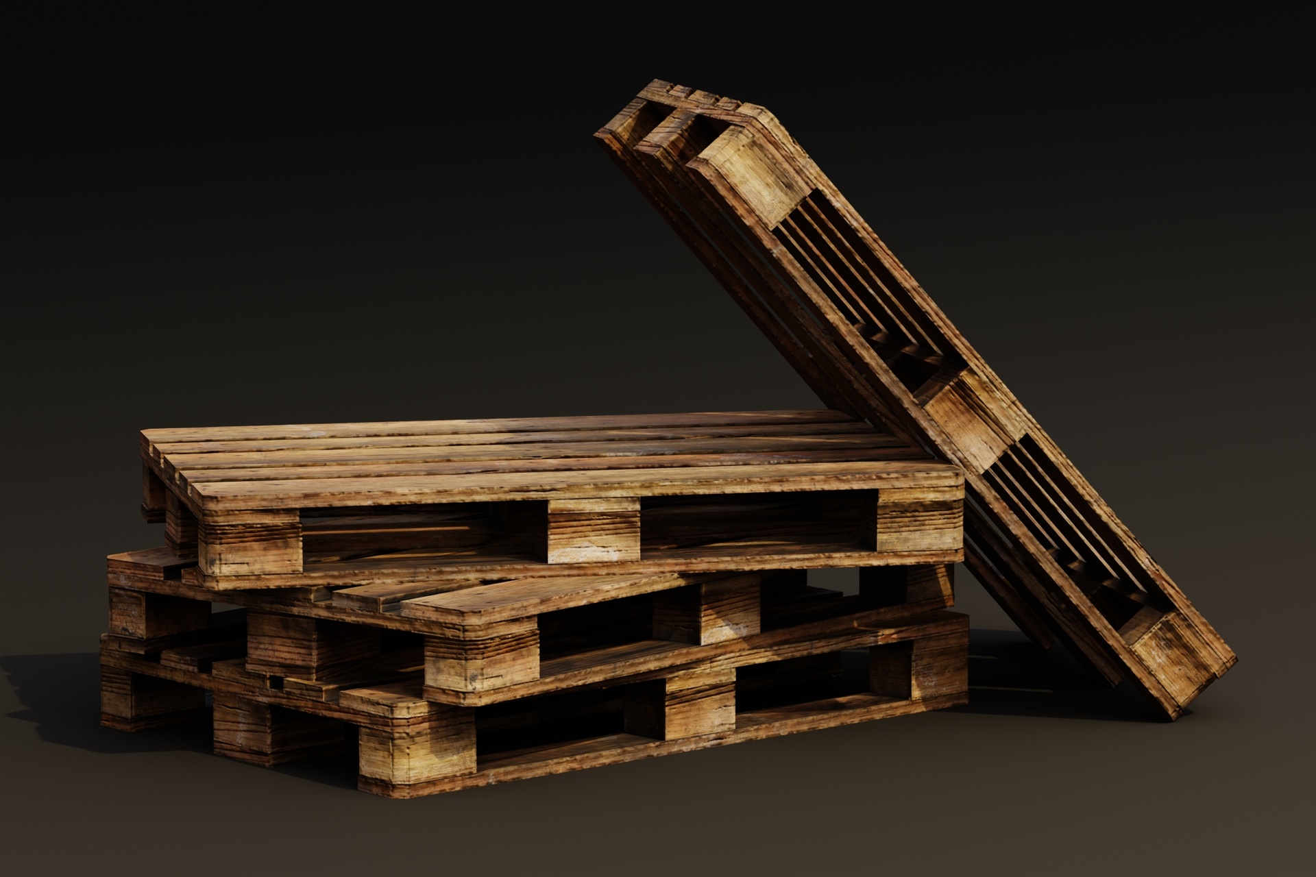 Media 1 for listing Wooden Pallet Prop Game-Ready