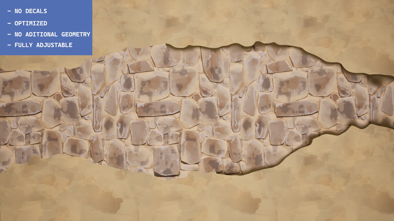 Media 1 for listing EASY Depth Material Function – Vertex Painted Depth Transitions