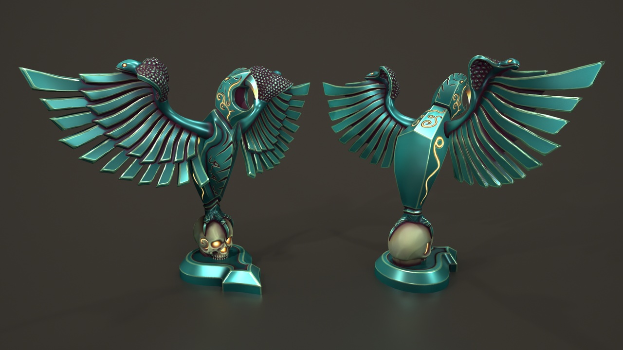 商品 Stylized Statue Eagle 的媒体 1