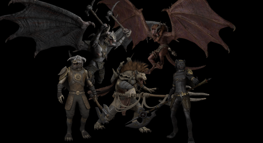 Monster Warrior Mega Bundle | Fab