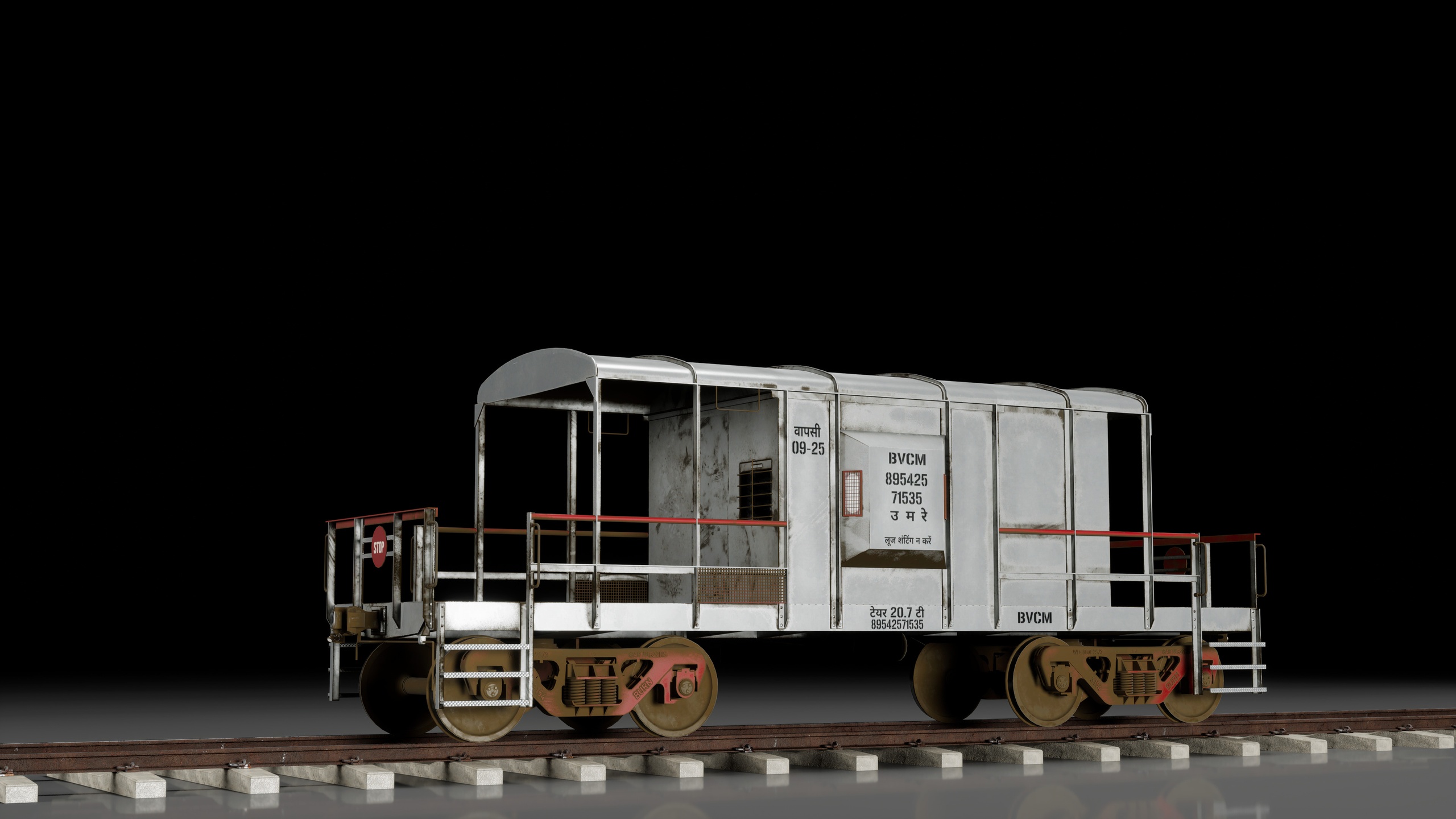 Media 1 for listing Indian Railways BVCM Brake Van