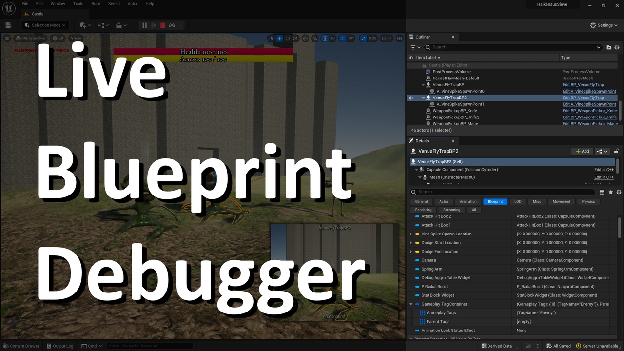 Media 1 for listing Live Blueprint Debugger
