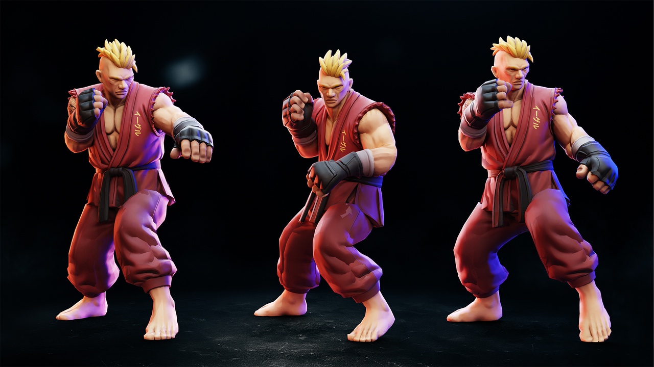 Media 1 for listing Stylized Fighter Character - EGL