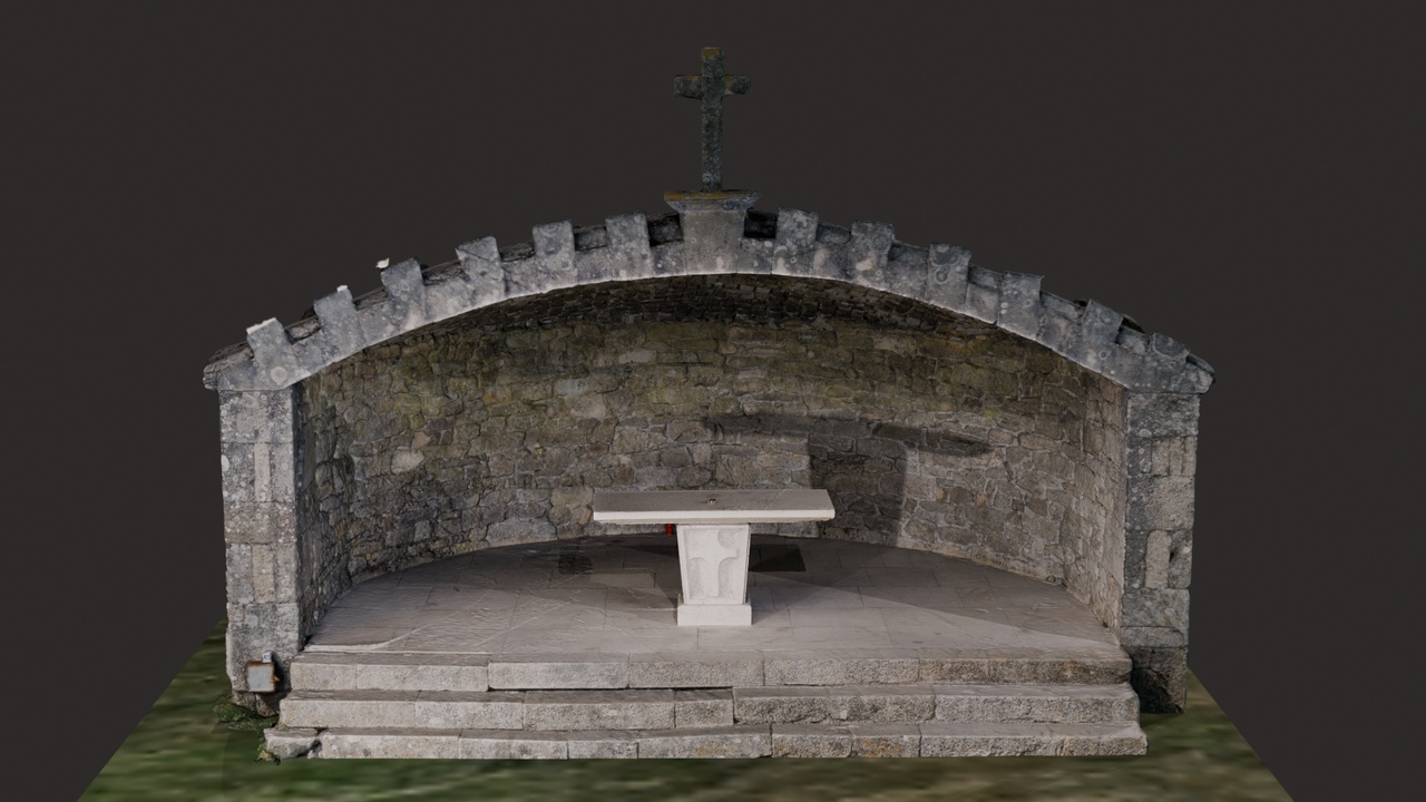 Media 1 for listing 3D Model of Monte Faro Chapel in Galicia
