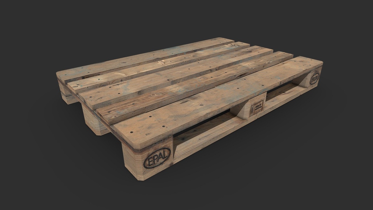Media 1 for listing Industrial wooden pallet