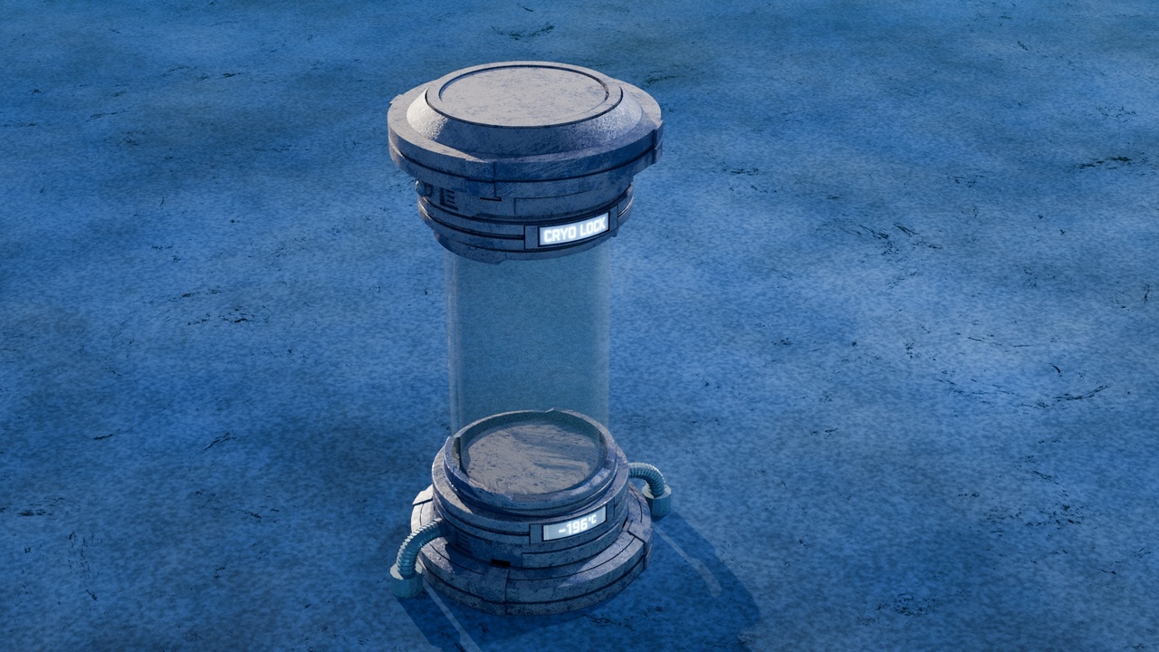 Media 1 for listing Cryogenic Tube – Futuristic Cryogen Chamber