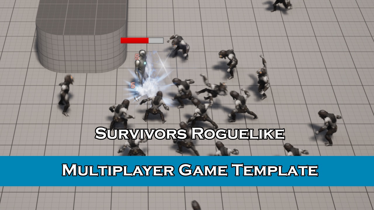 Media 1 for listing Survivors Roguelike - Multiplayer Game Template