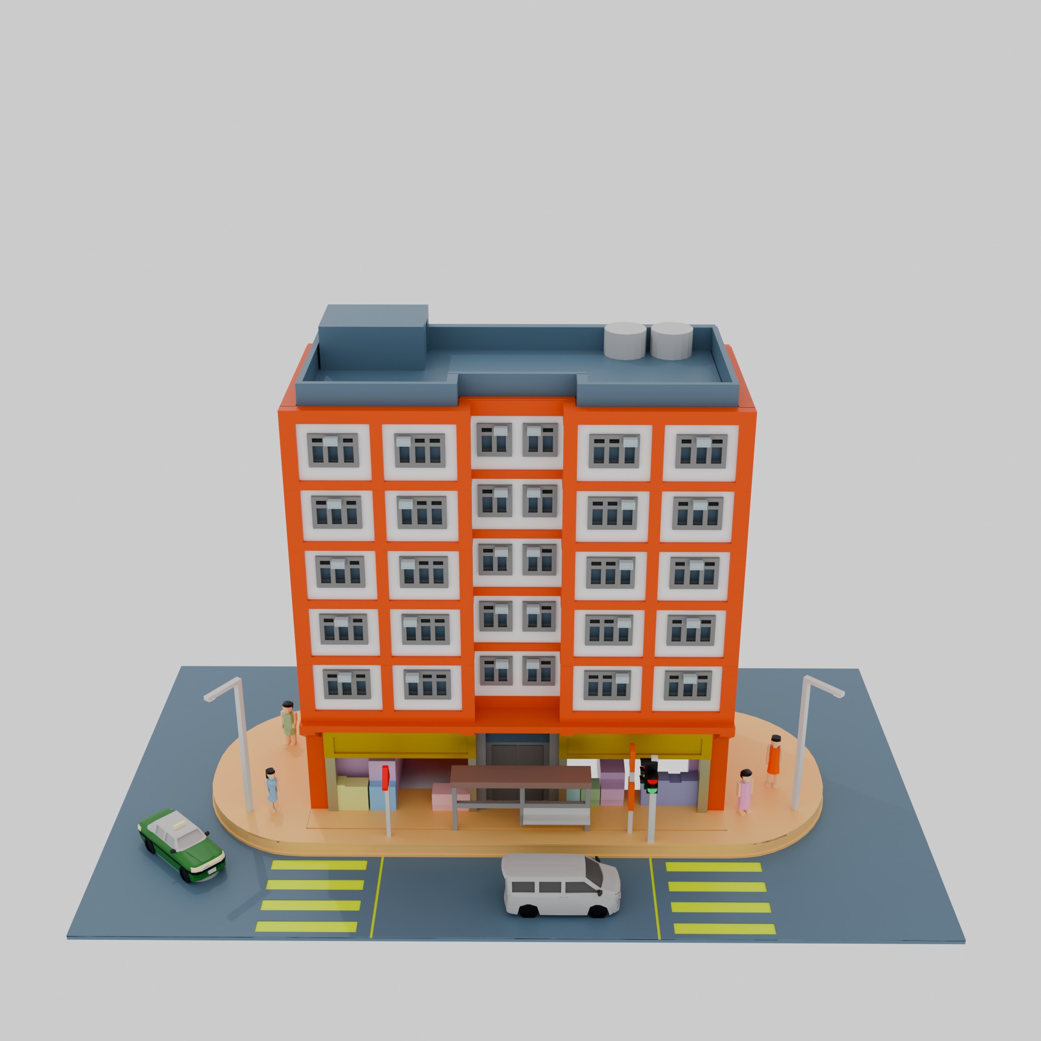 Hong Kong Building Pack 4 | Fab