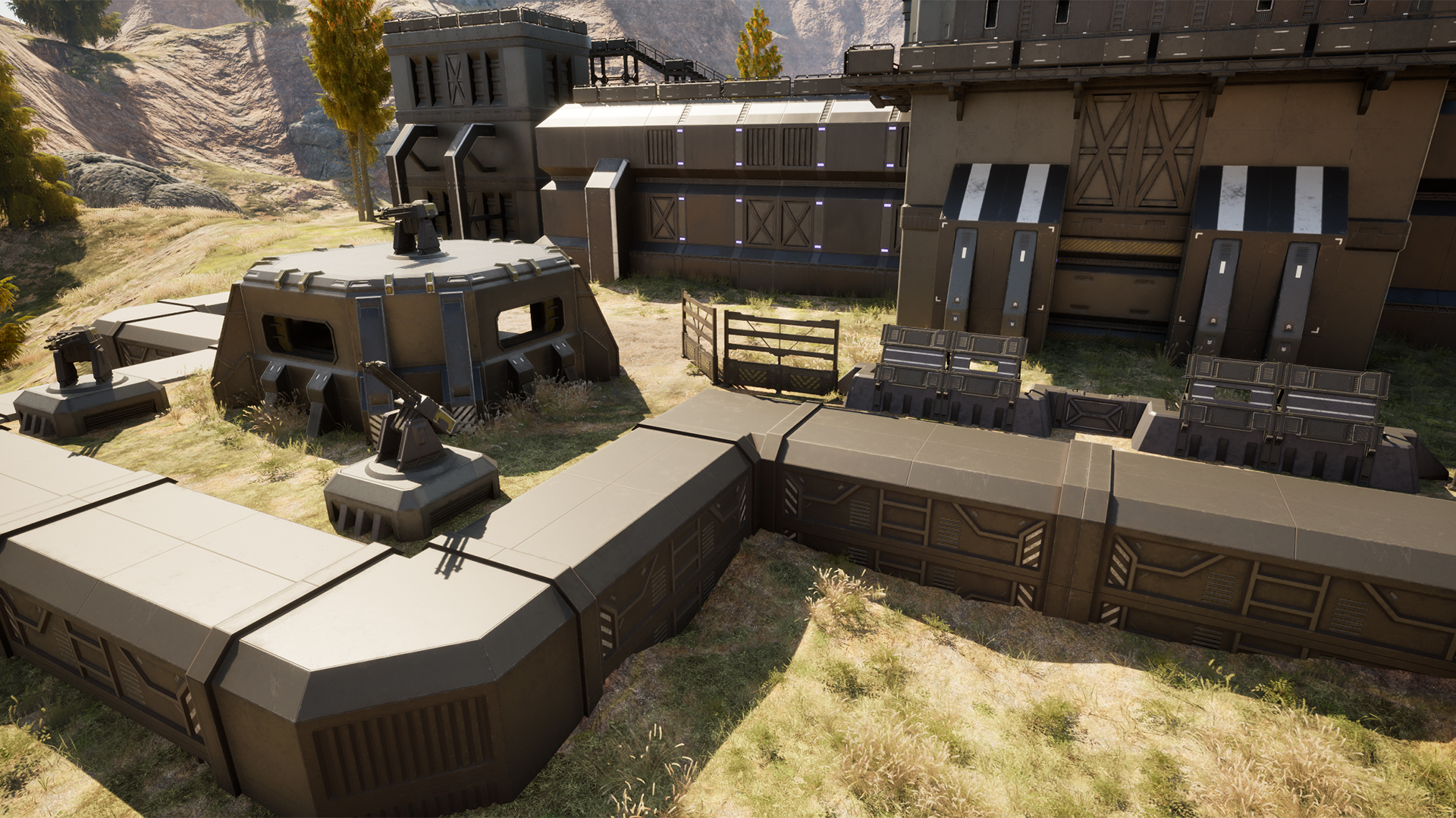 Sci Fi Military Outpost