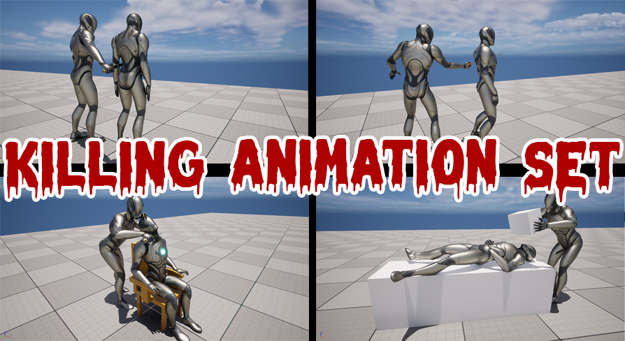 Quad Kill Animation Killing Animation Set | Fab