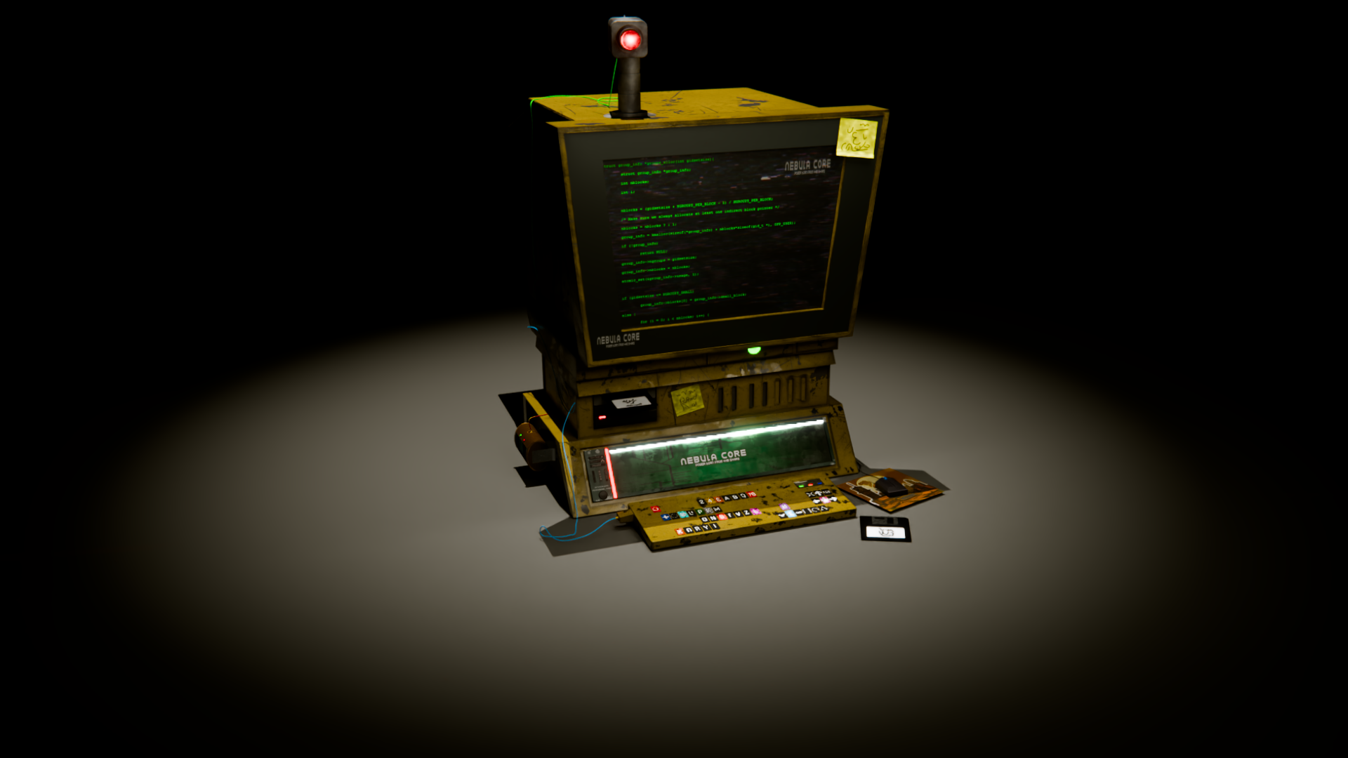 Free 3D Nebula Core PC | نيبولا كور جهاز مجاني | Fab