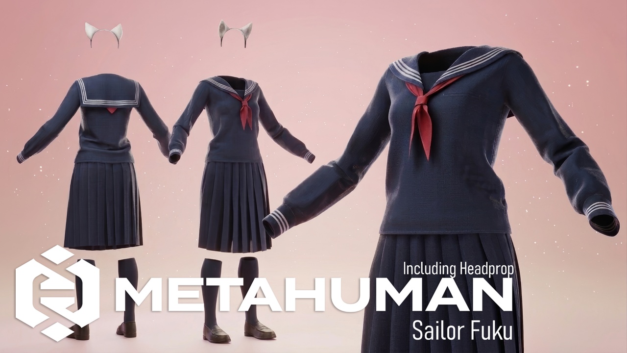 Media 1 for listing MHC: Sailor Fuku | Metahuman Outfit