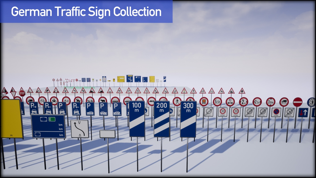 商品 German Road Sign Collection 的媒体 1