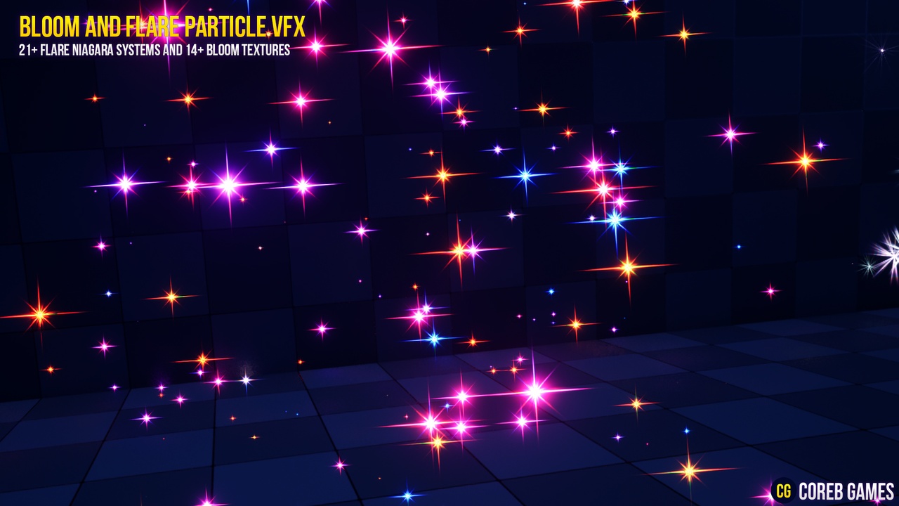 Media 1 for listing Bloom & Flare Particle VFX