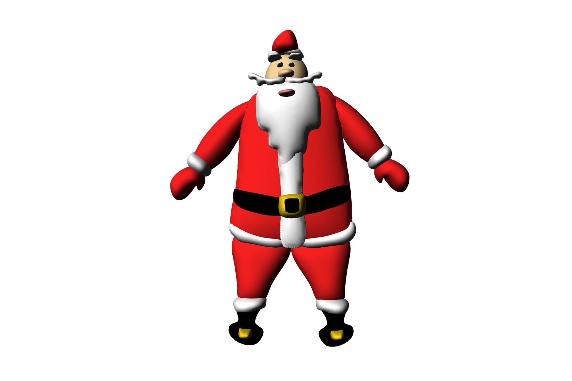 Media 1 for listing Stylized Santa - 2.5D Casual Character