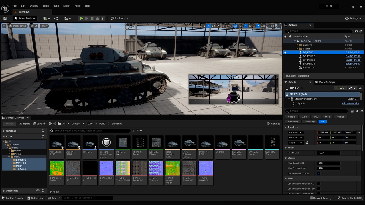 Media 1 for listing Tank Drivable PZIIG Battle Tank