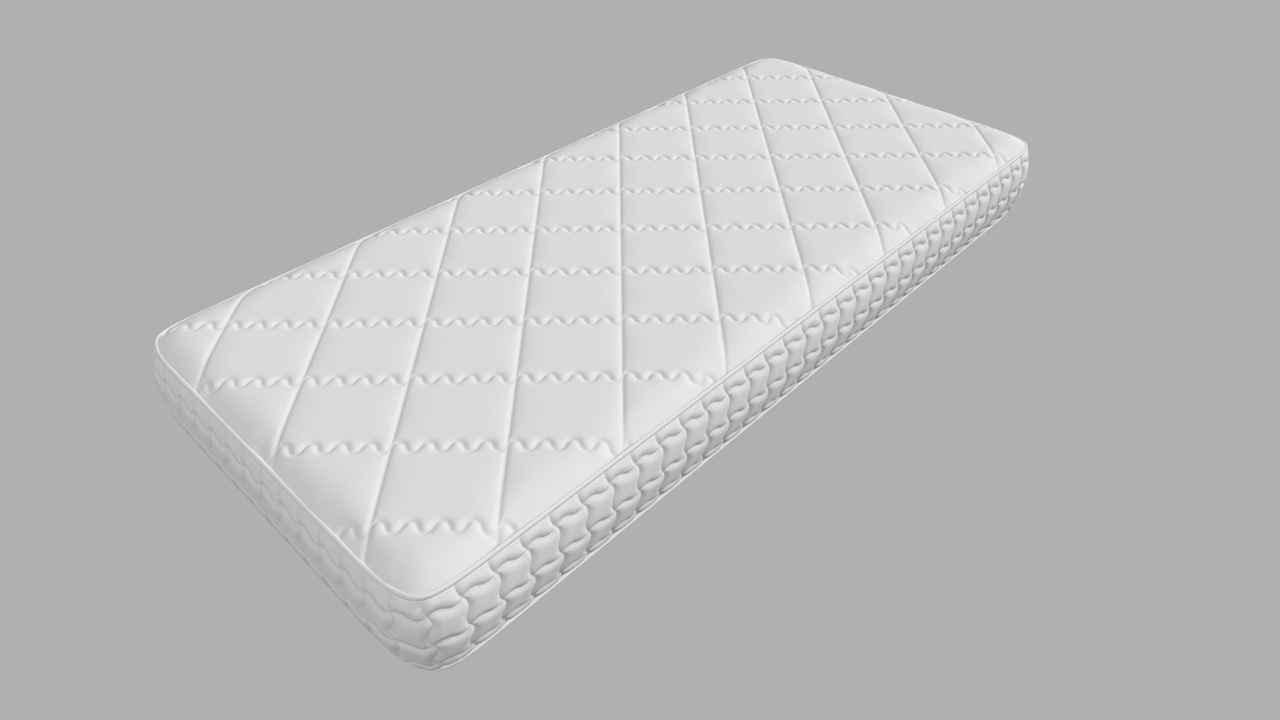 Media 1 for listing Wavy Pattern White Mattress 3D Model