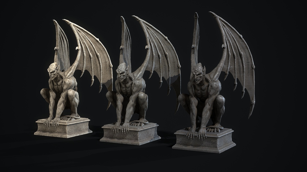 Media 1 for listing Gargoyle Statue