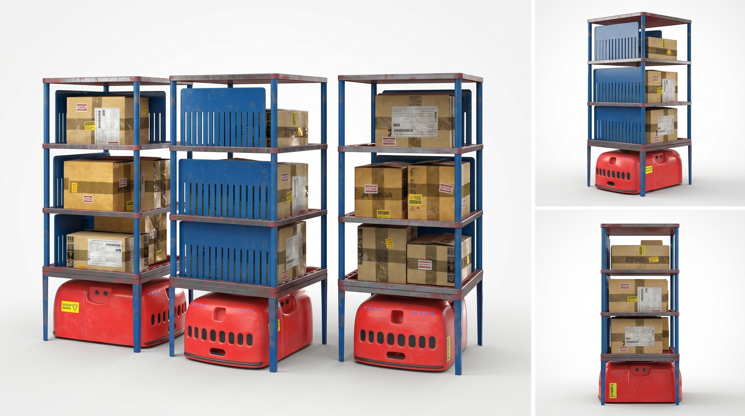 Media 1 for listing Robotic Storage Shelf 3D Model