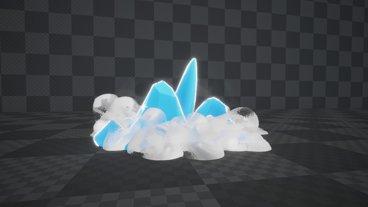 Media 1 for listing Stylized - Anime Style Ice Aoe Skill Vfx