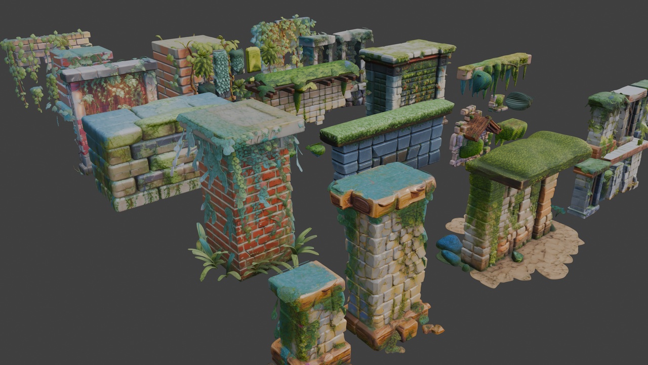 Media 1 for listing Stylized Ivy Walls🌿