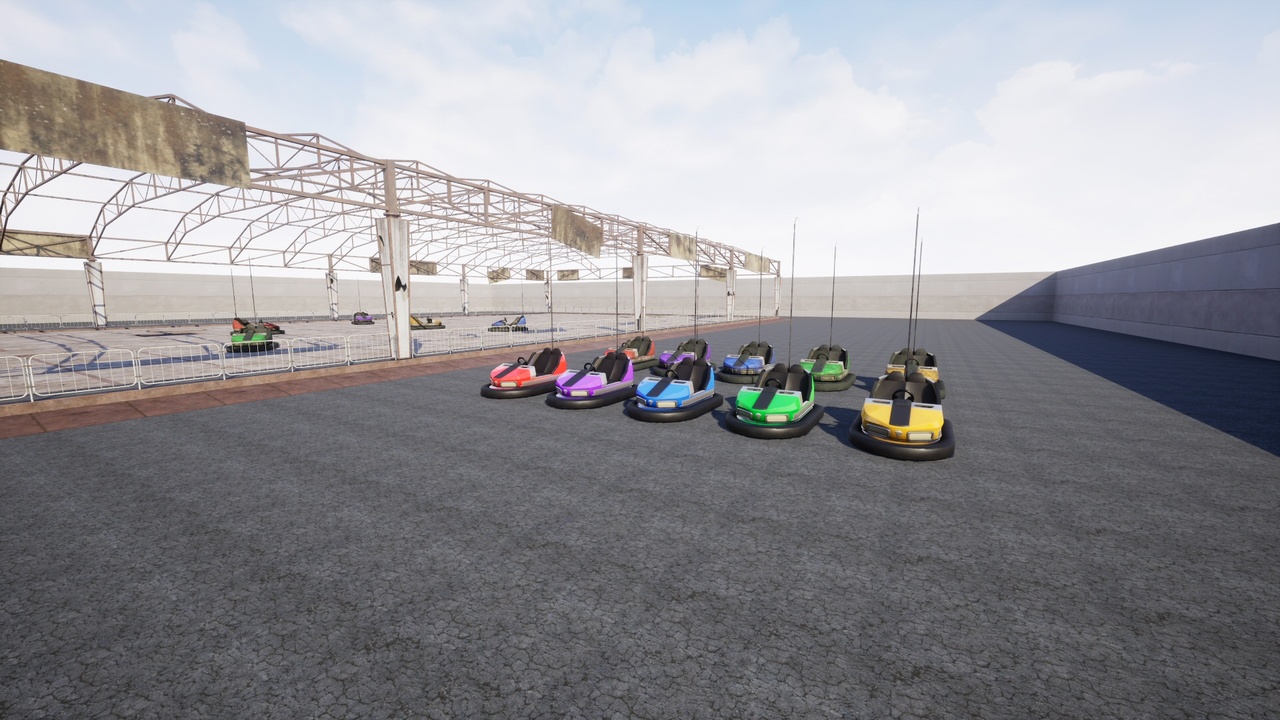 Media 1 for listing Abandoned Bumpercars