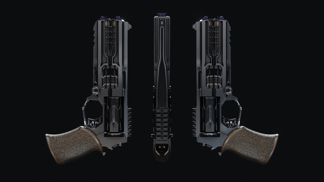 Media 1 for listing Game Ready | Futuristic Energy Revolver