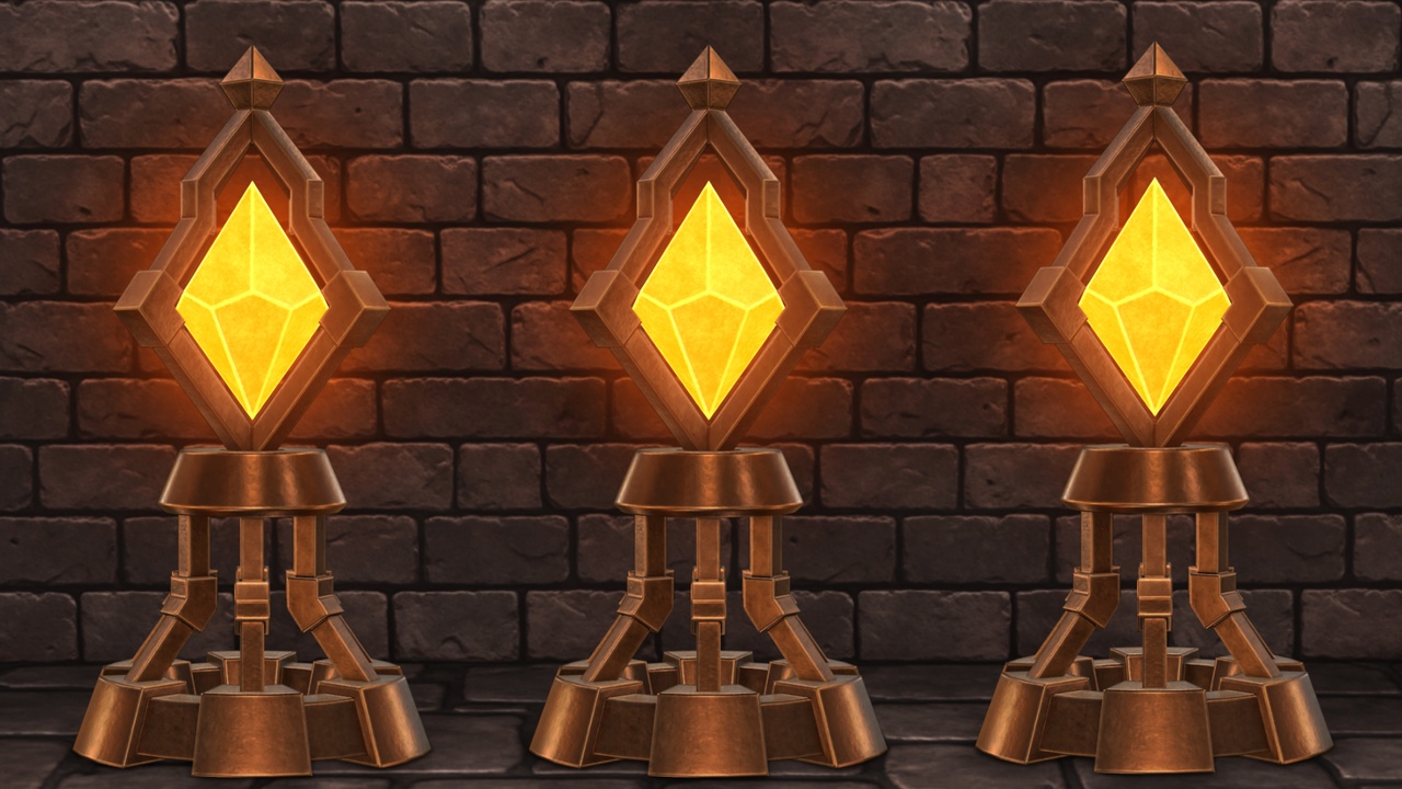Media 1 for listing Medieval Table Lamp_1