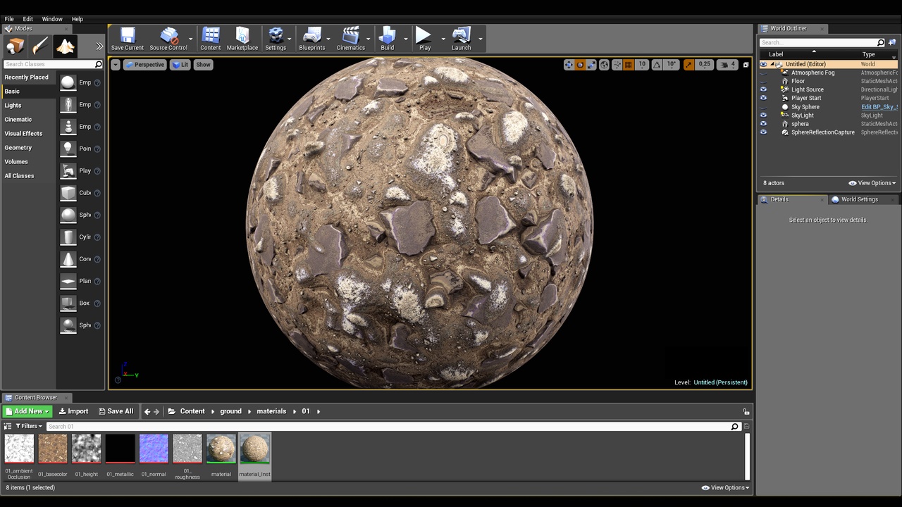 Media 1 for listing "Ground" - Pack of 13 PBR Materials