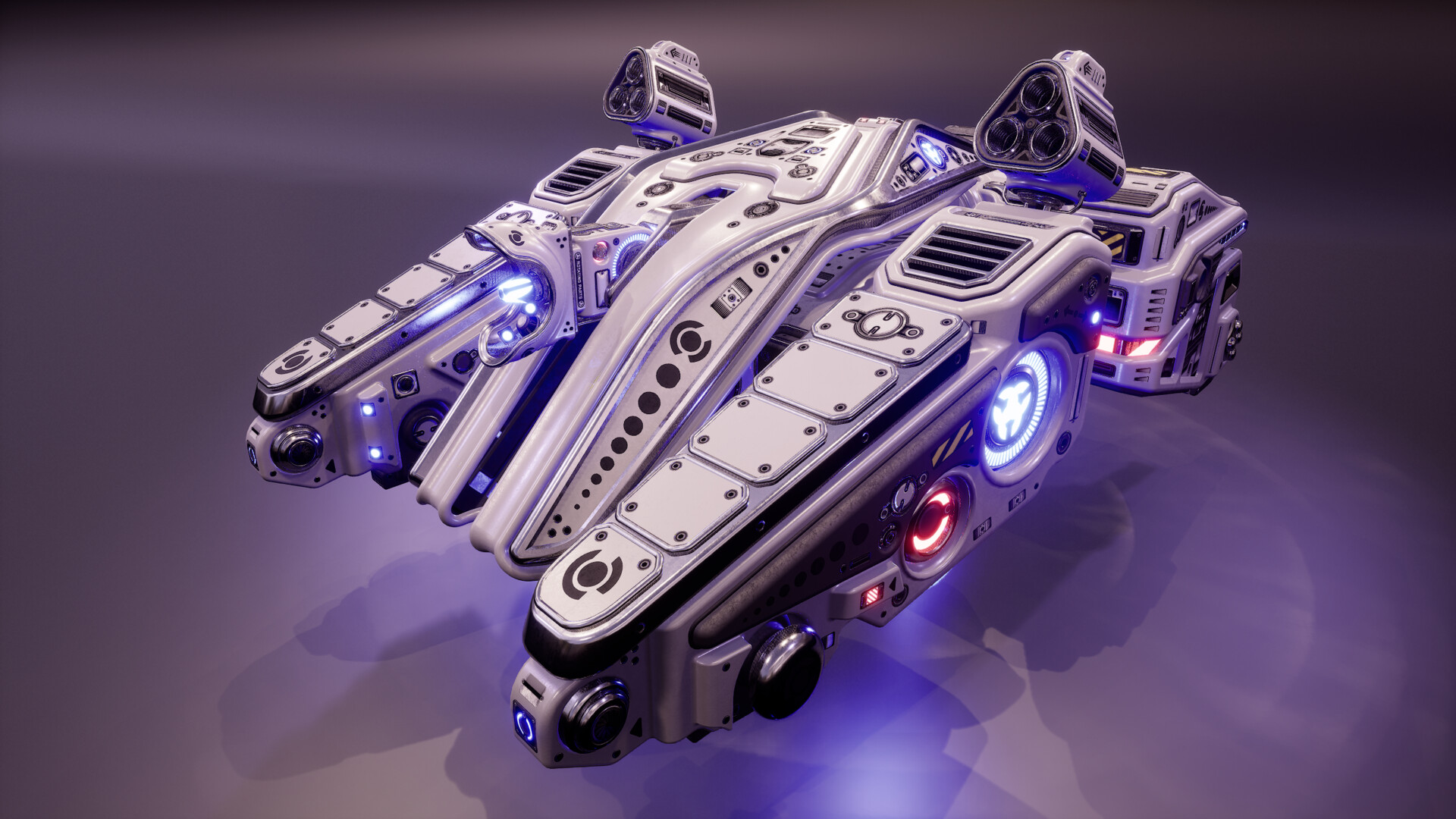 SciFi Modular Hover Cannon | Fab
