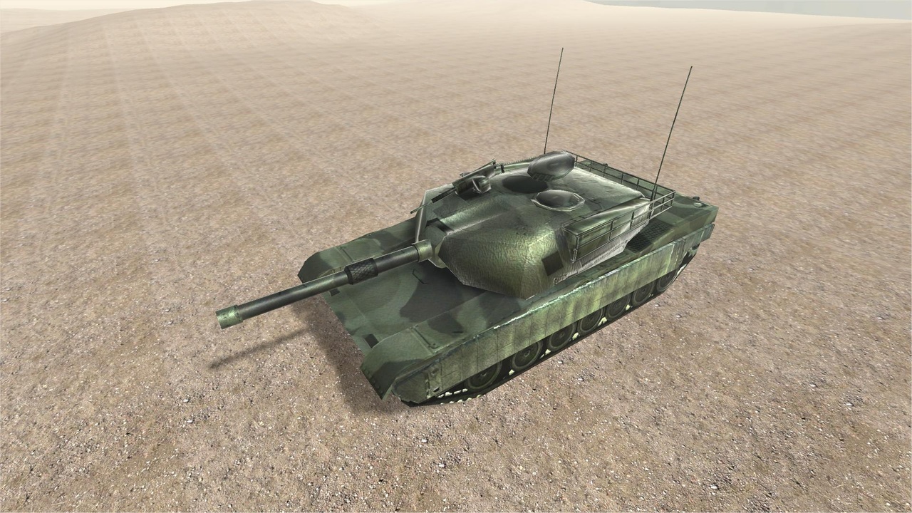 Media 1 for listing Tank Military Lowpoly 3D model army tank