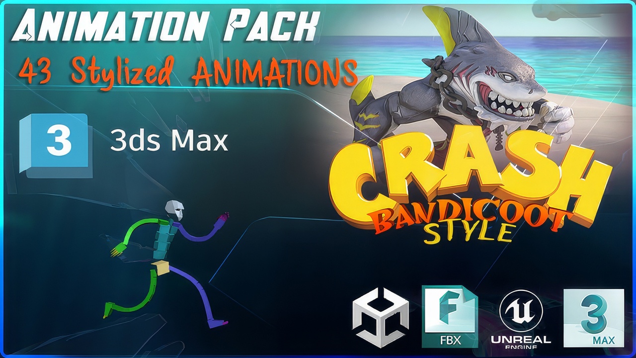 Media 1 for listing Shark Monster AnimPack