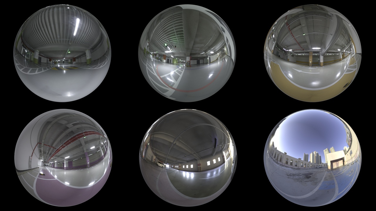 Media 1 for listing 12K Parking Lot HDRI Series: 6 HDRI Maps