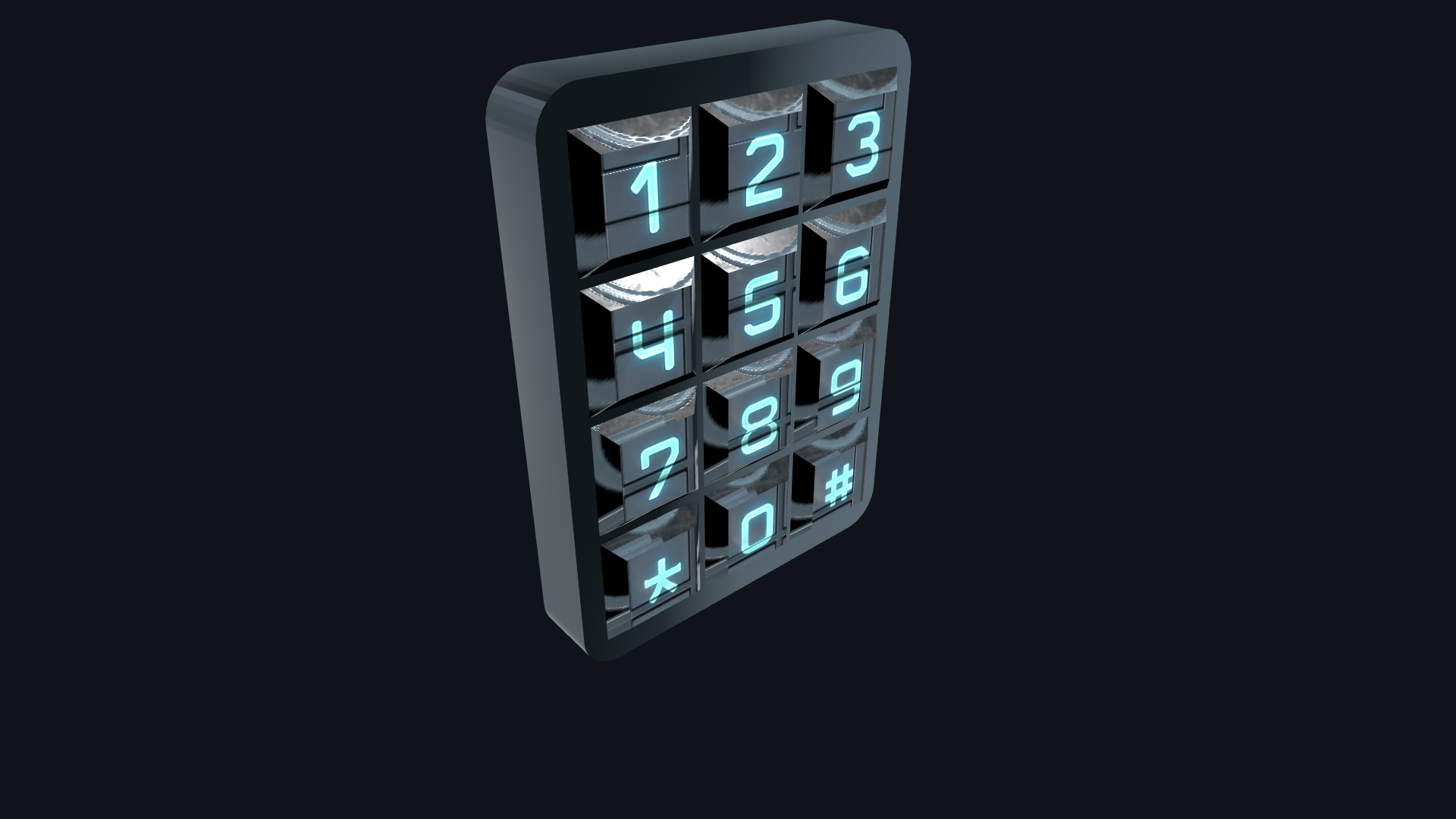 Futuristic Keypad | Fab