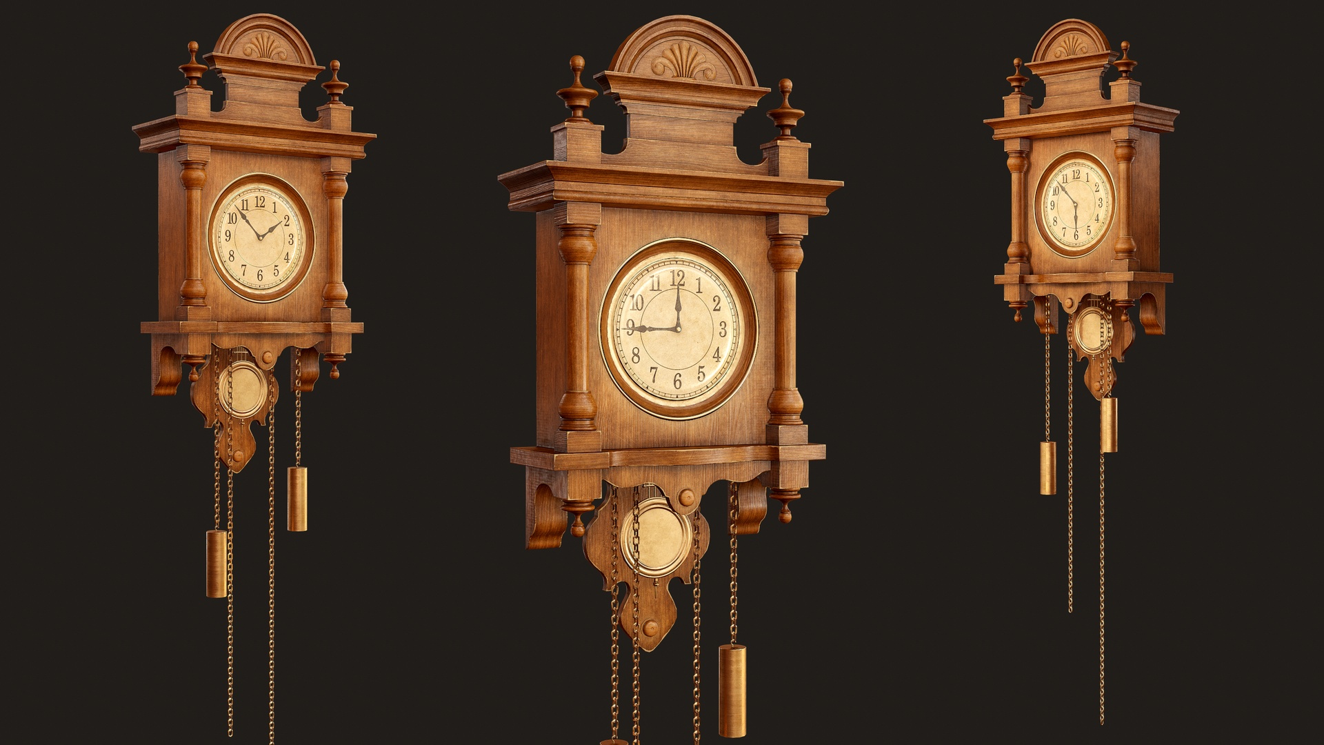 Media 1 for listing Vintage Wall Clock