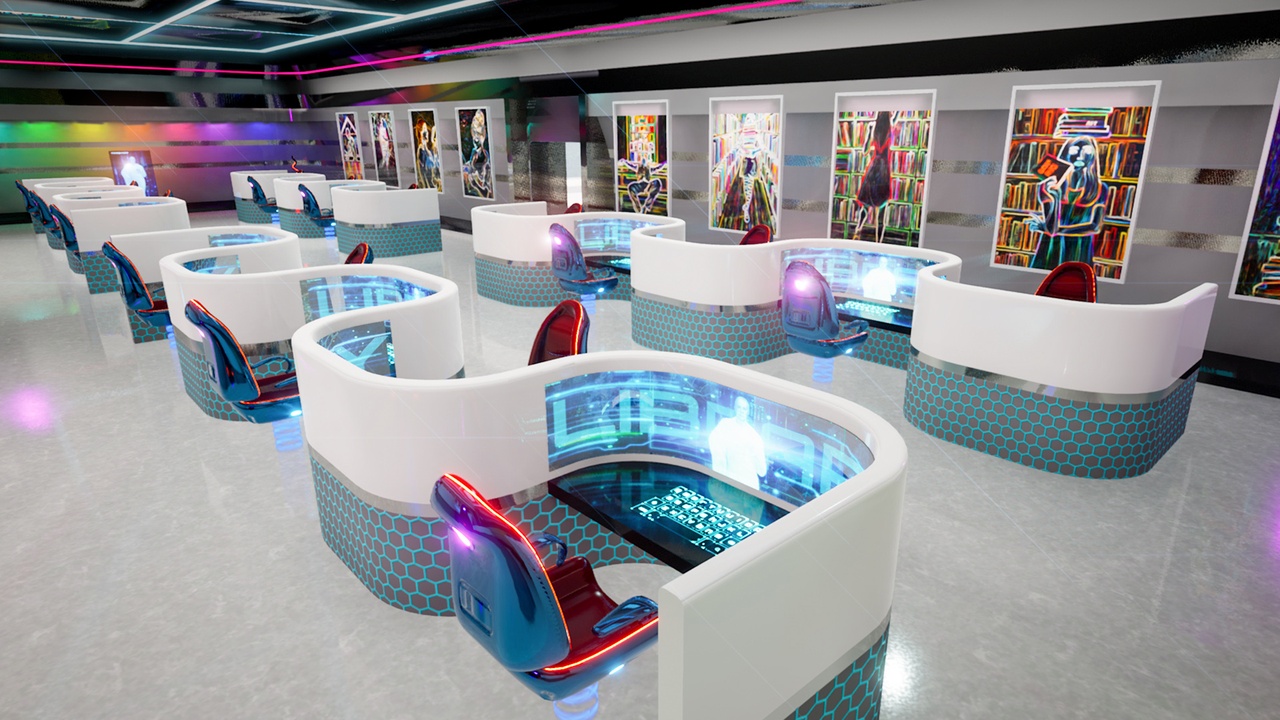 商品 INTERIOR BUNDLE SCI-FI MODULAR FUTURISTIC 的媒体 1