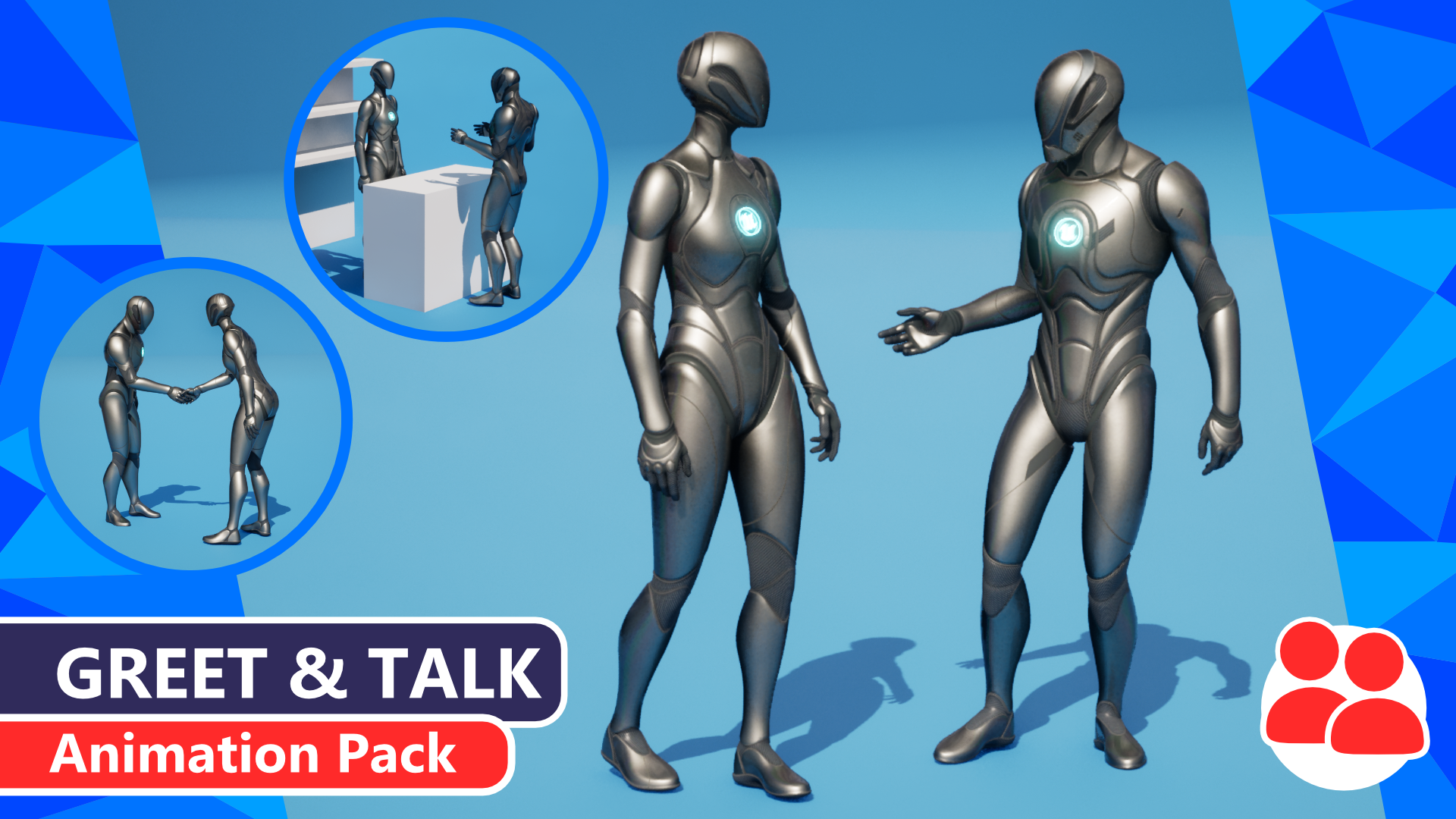 MC Greet & Talk Animation Pack | Fab