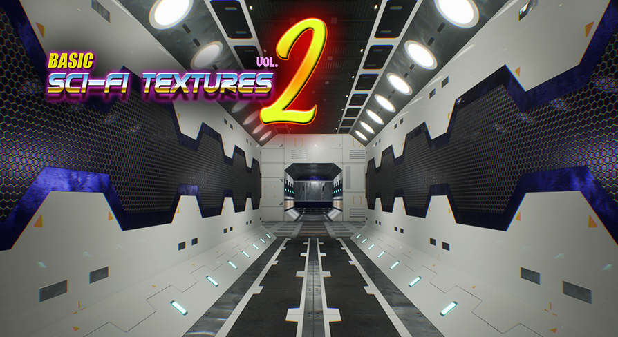 Basic Sci-fi Textures Vol. 2 | Fab