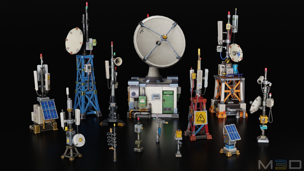 Media 1 for listing Stylized Antennas