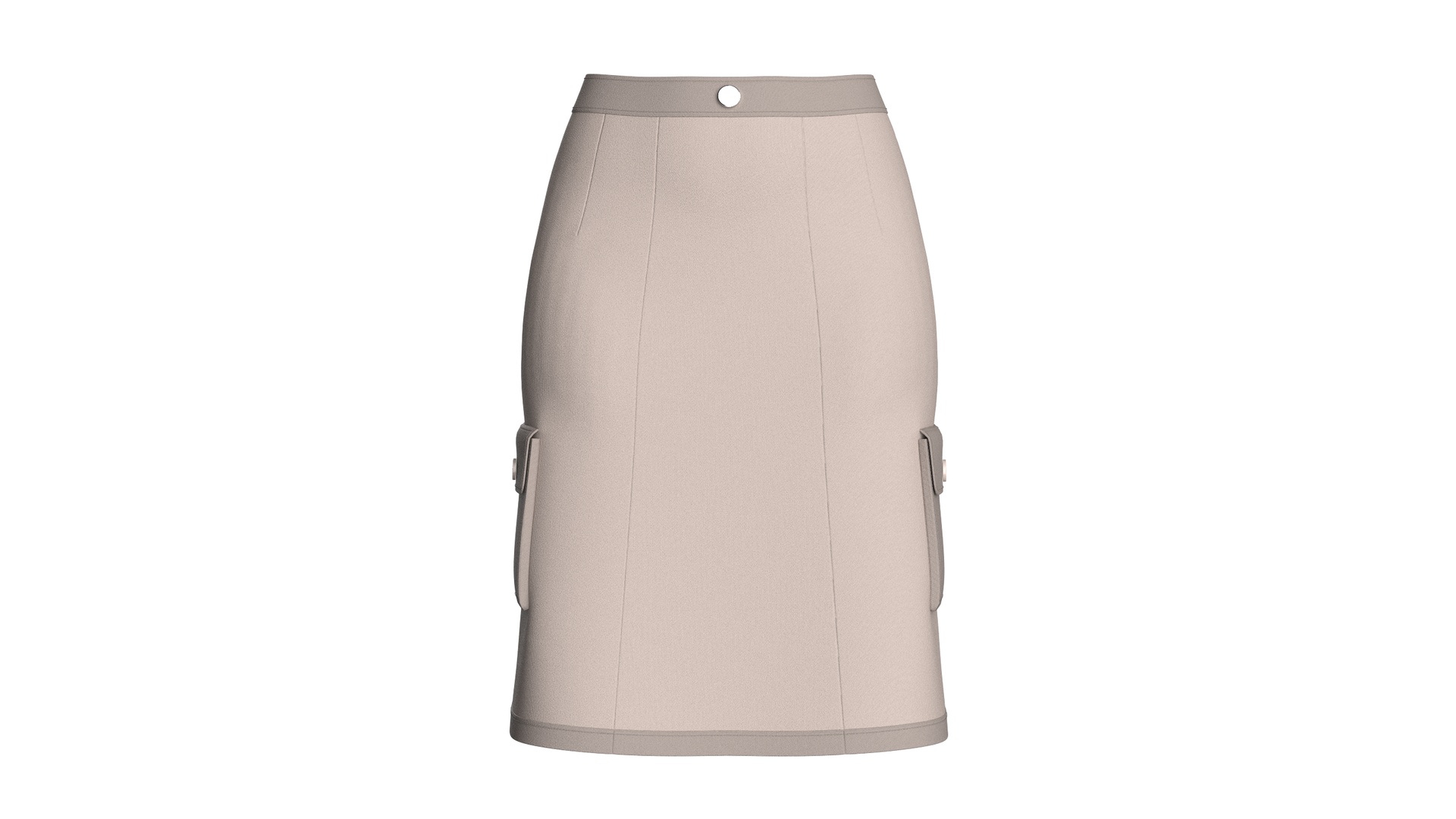 Media 1 for listing Girls Midi Skirt With Pockets | High Poly