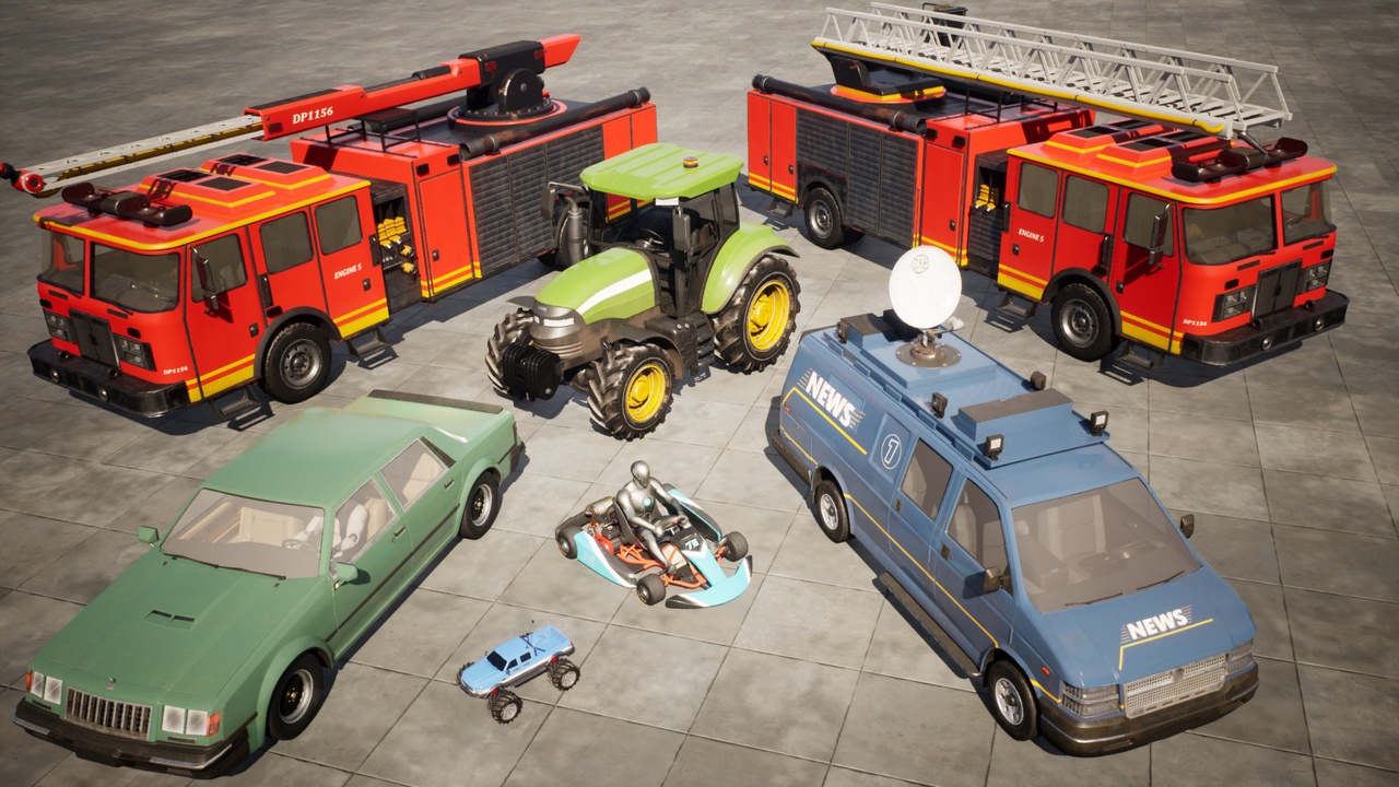 File multimediali per l'articolo Replicated Drivable Vehicles Pack: 1