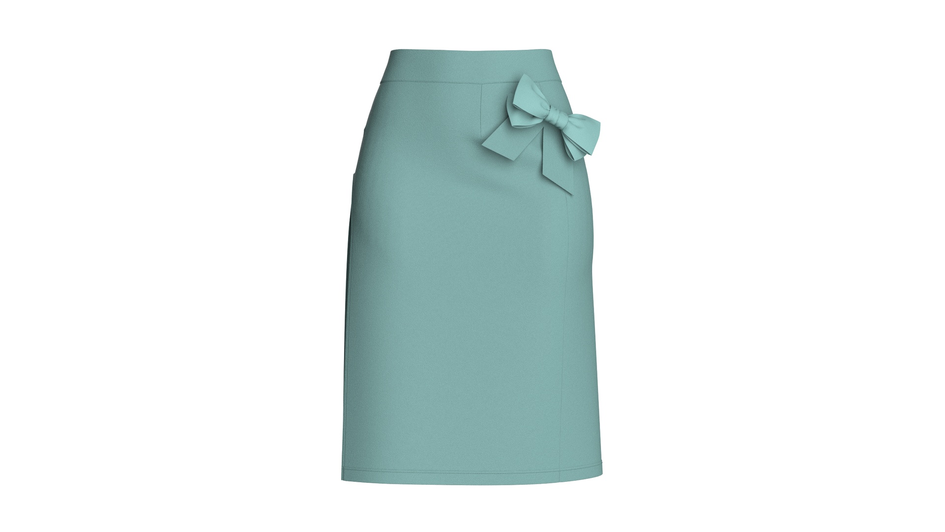 Media 1 for listing Girls Side - Slit Pencil Skirt | High Poly